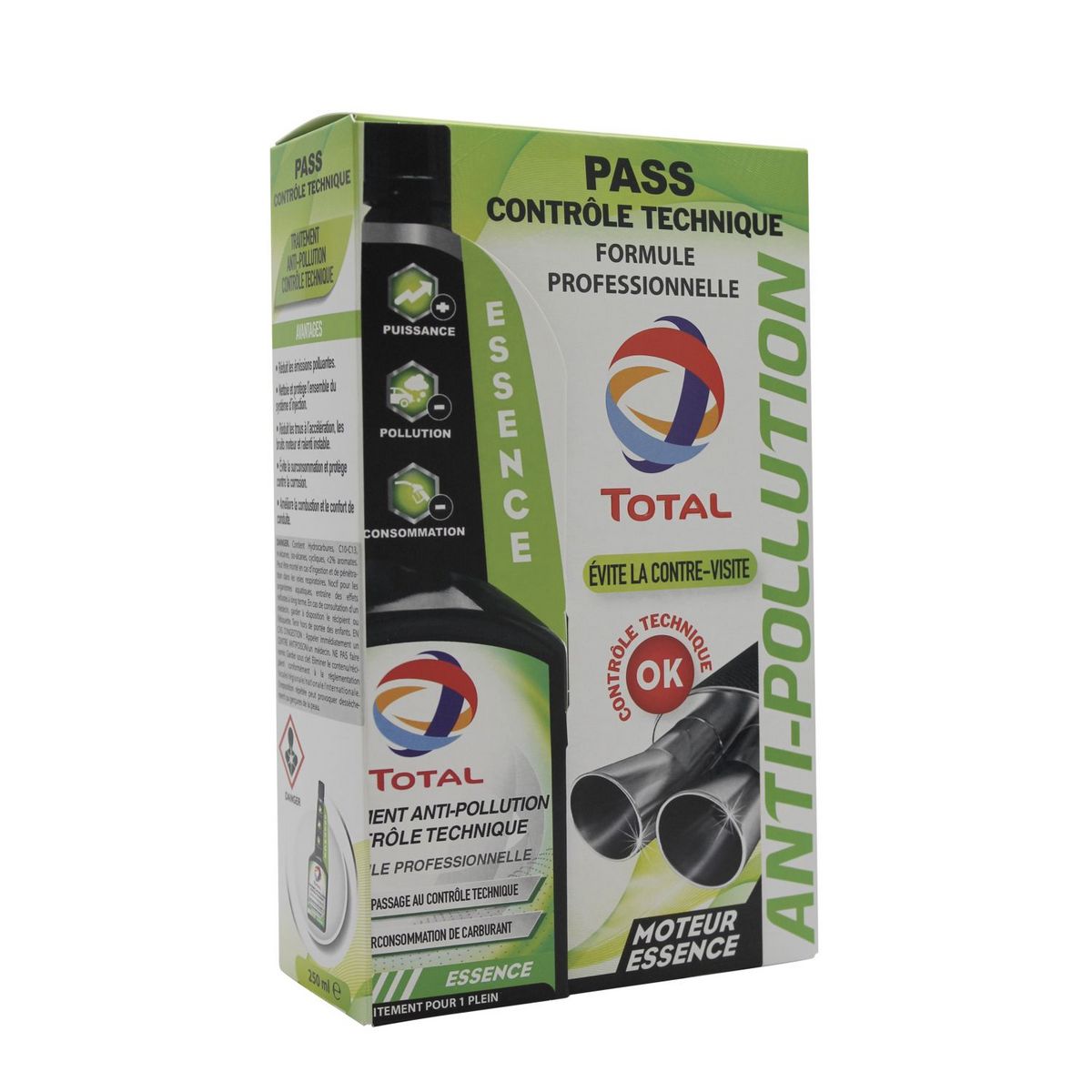 TOTAL ENERGIES Kit Pass Contrôle Technique pour voiture essence