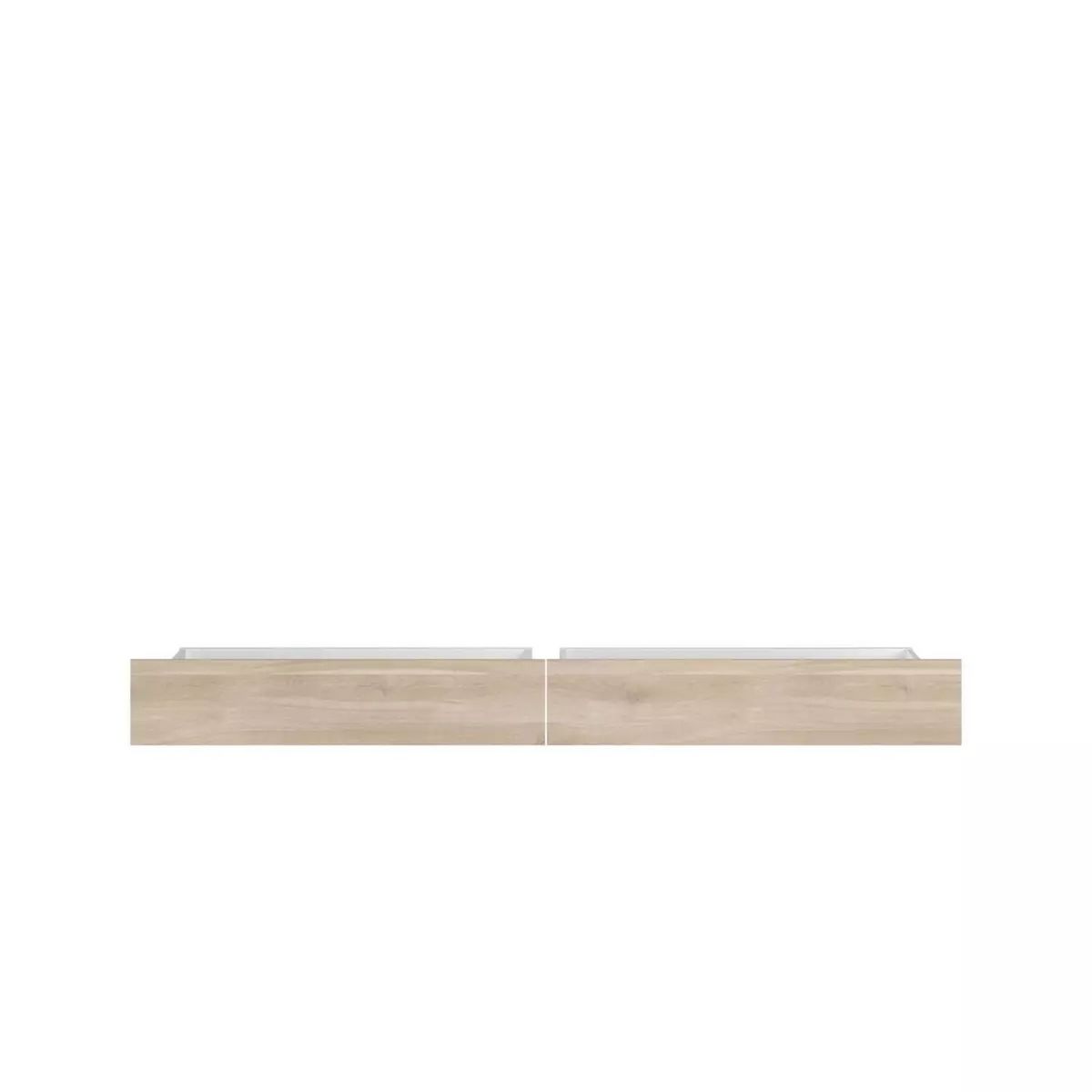 Lot de 2 tiroirs de lit PIA