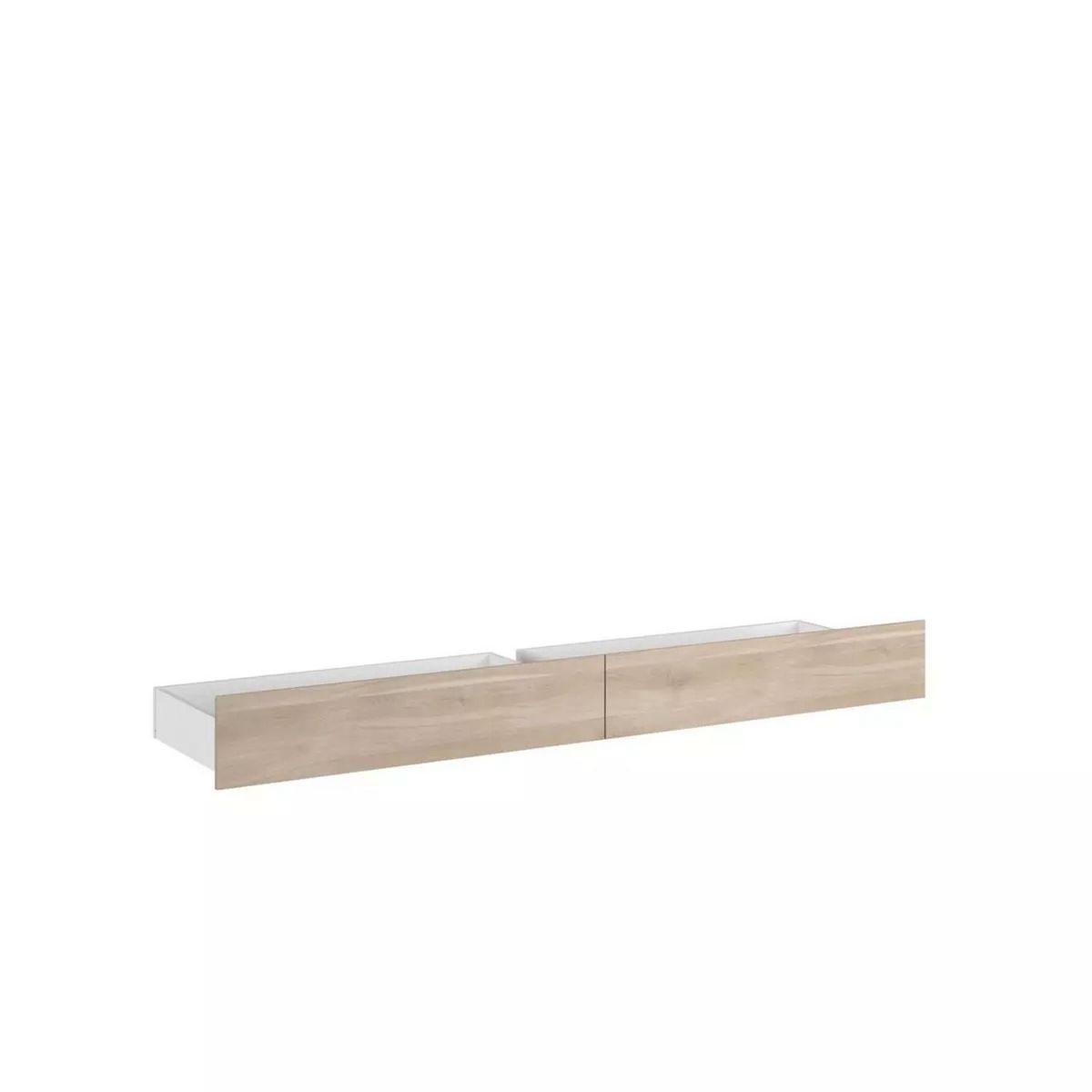 Lot de 2 tiroirs de lit PIA