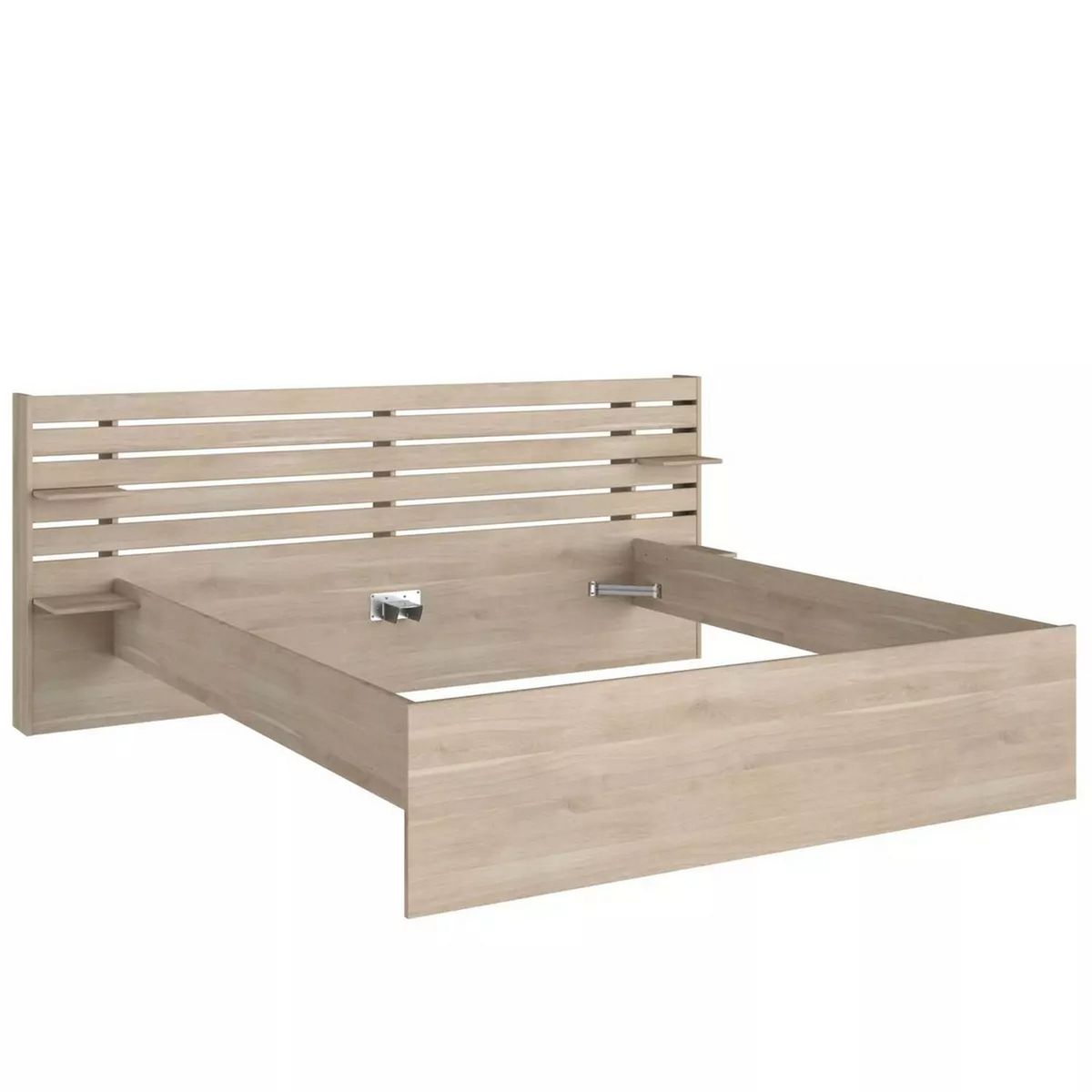 Lit double adulte avec tête de lit 180x200cm PIA