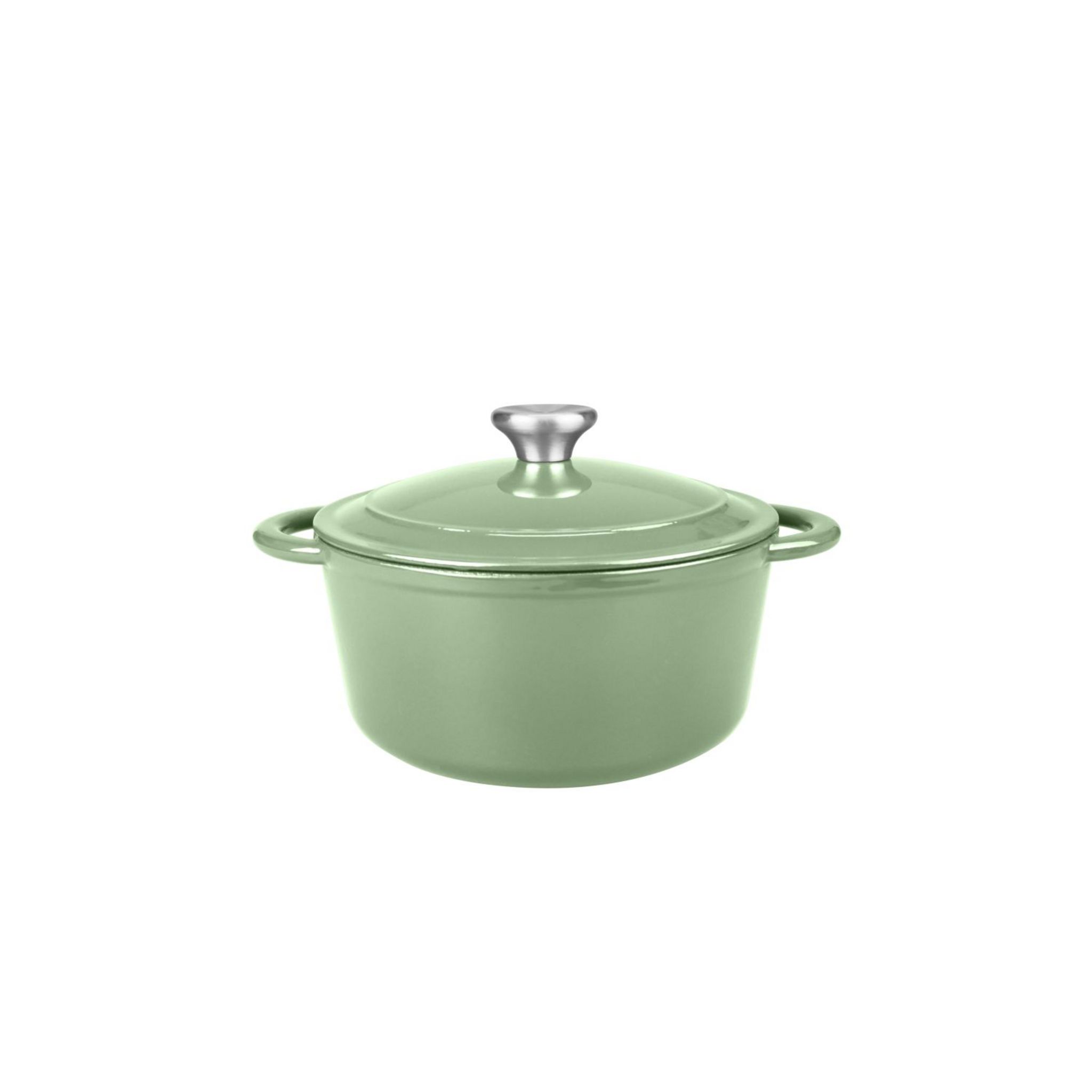 ACTUEL Cocotte en fonte ronde 5L - Vert