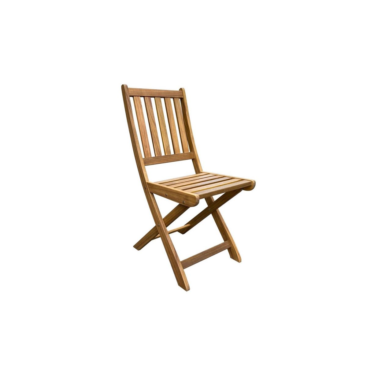 GARDENSTAR Chaise de jardin pliante - Bois d'acacia - Aspect bois