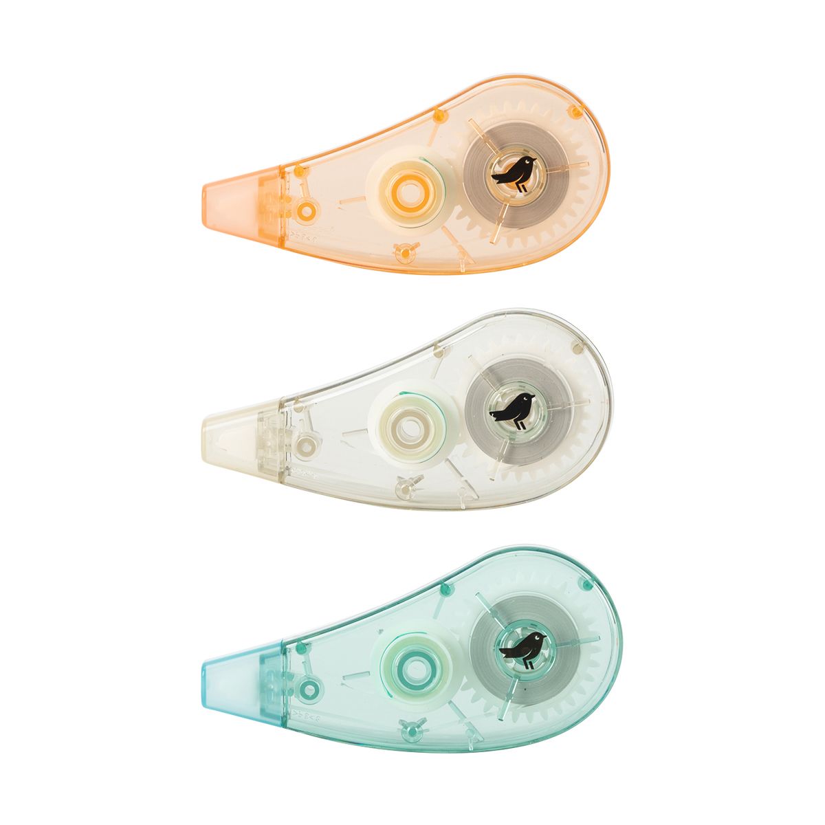 AUCHAN Lot de 3 rubans correcteurs 5mm x 8m