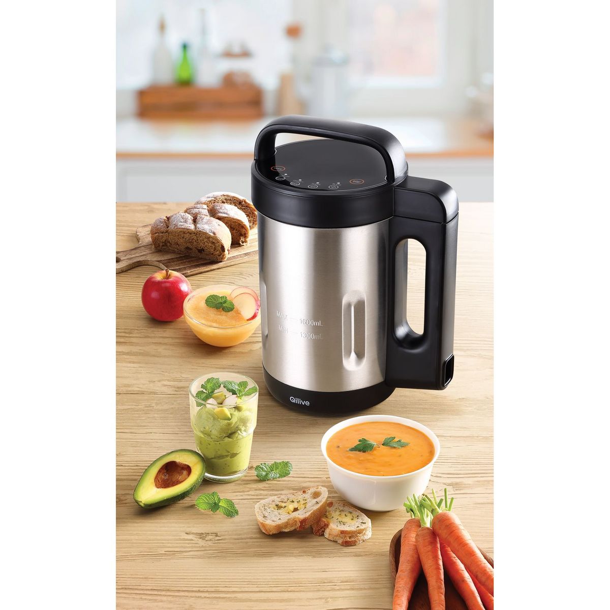 QILIVE Blender chauffant Q.5414 - Gris