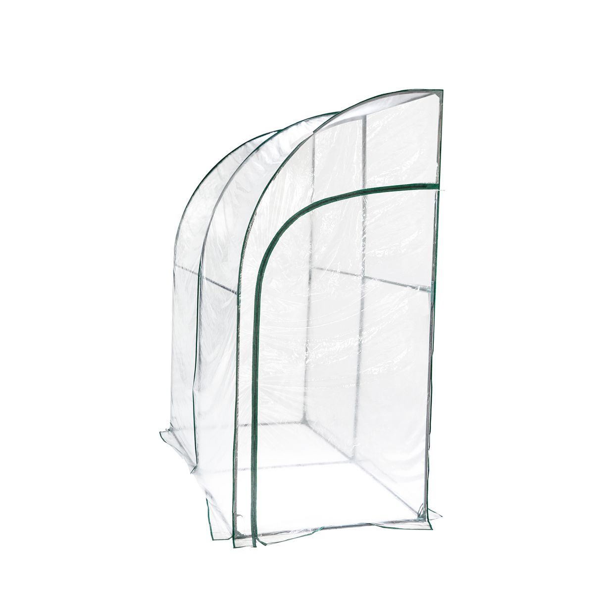 GARDENSTAR Serre de jardin adossée - Blanc - 3m²