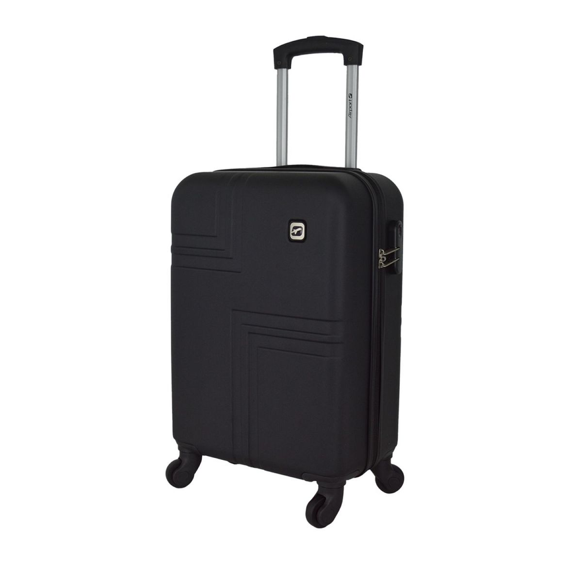 AIRPORT valise cabine abs 53cm 4 roues LINEA -  noir