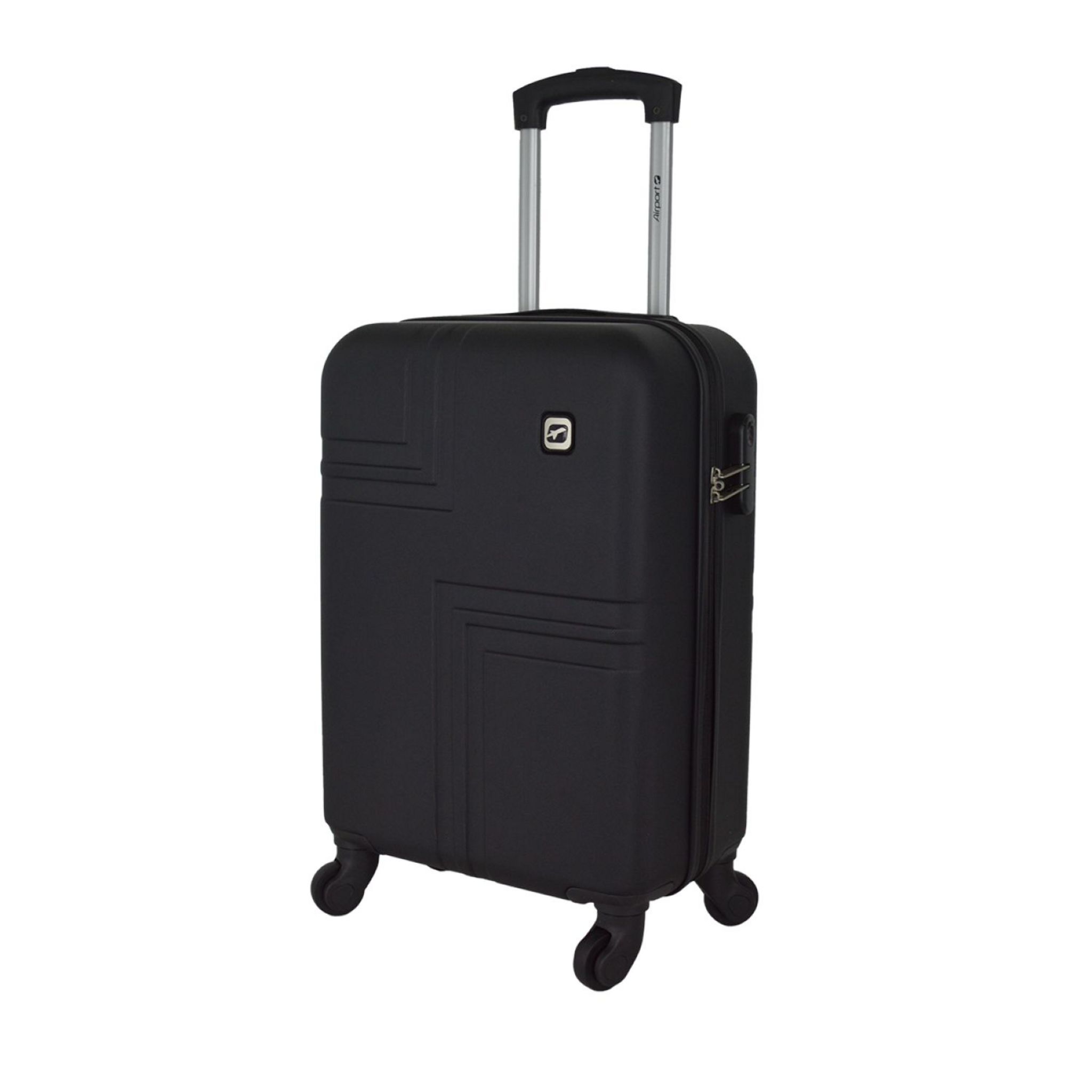 Voir la diapositive 7 : AIRPORT valise cabine abs 53cm 4 roues LINEA -  noir
