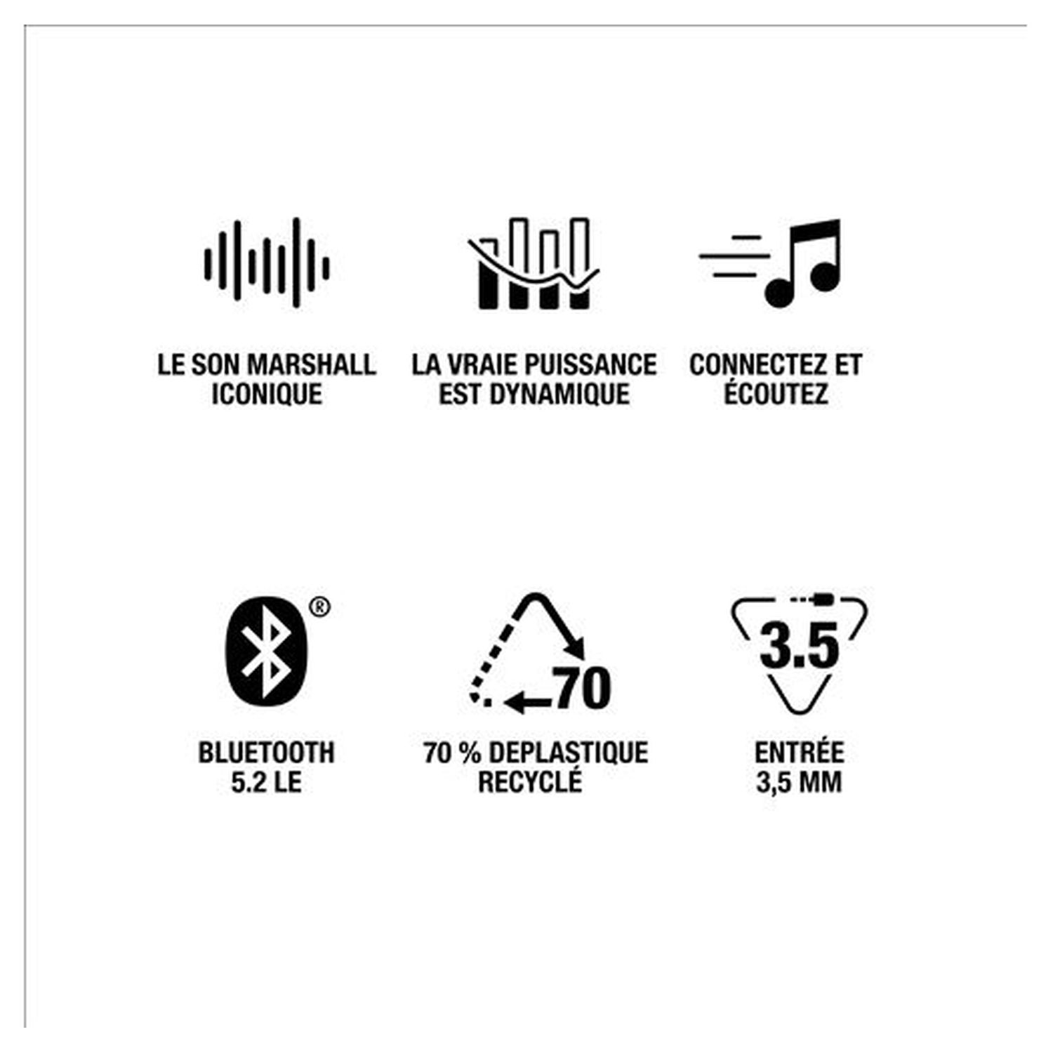 Voir la diapositive 2 : MARSHALL Enceinte ACTON III