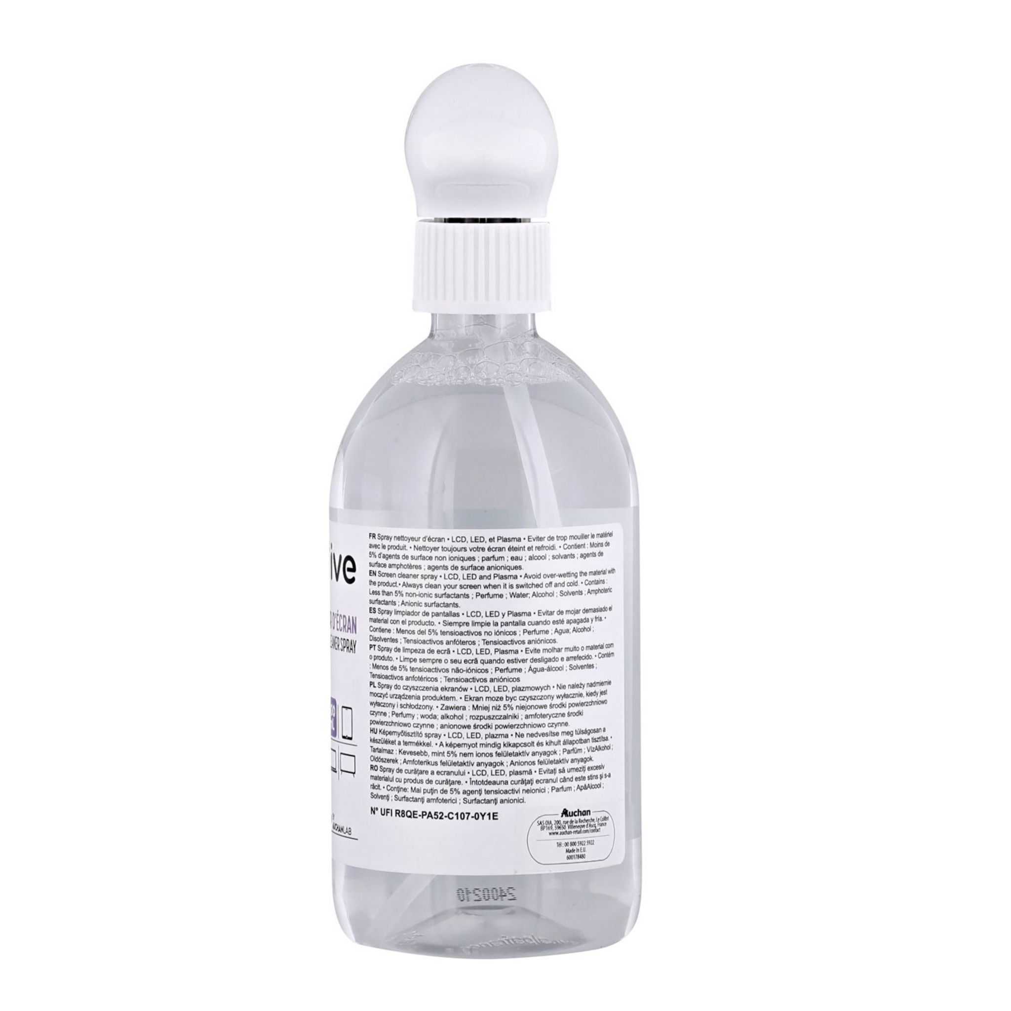 Voir la diapositive 3 : QILIVE Spray nettoyeur d'écran - 500 ml