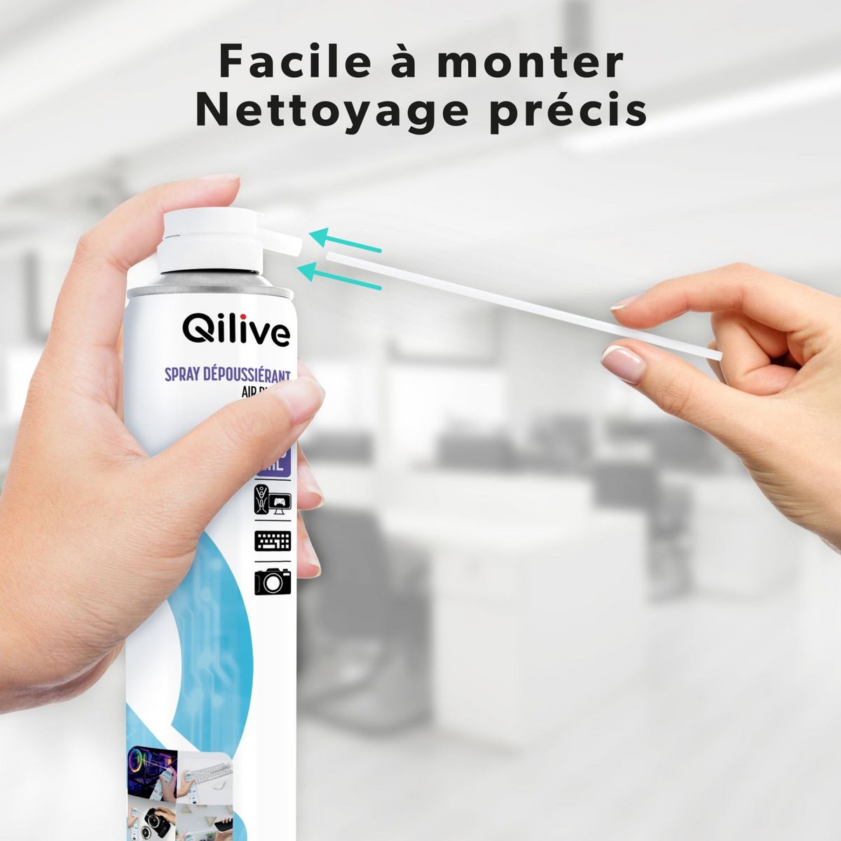 QILIVE Spray dépoussiérant - 400 ml