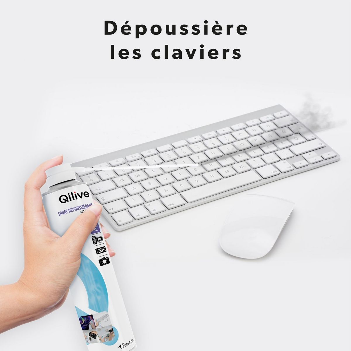 QILIVE Spray dépoussiérant - 400 ml