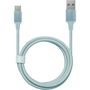 Voir la diapositive 2 : QILIVE Câble de charge USB A/USB C 1M - Bleu