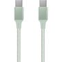 Voir la diapositive 1 : QILIVE Câble de charge USB C/USB C 1m - Vert