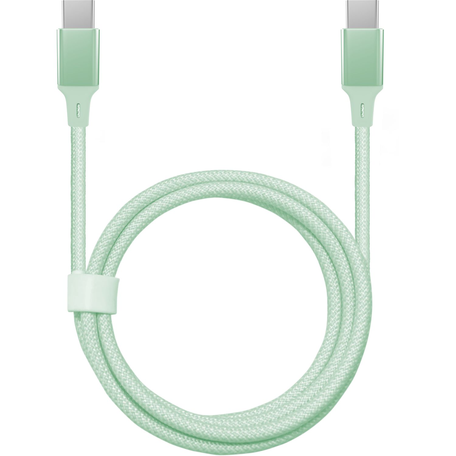 Voir la diapositive 4 : QILIVE Câble de charge USB C/USB C 1m - Vert