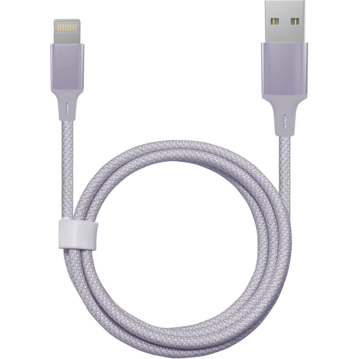 QILIVE Câble de charge USB A/Lightning 1m - Violet