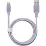 Voir la diapositive 2 : QILIVE Câble de charge USB A/Lightning 1m - Violet