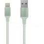 Voir la diapositive 1 : QILIVE Câble de charge USB A/Lightning 1m - Vert