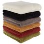 Voir la diapositive 3 : ACTUEL Drap de bain uni en coton qualité Zéro twist 500 g/m²