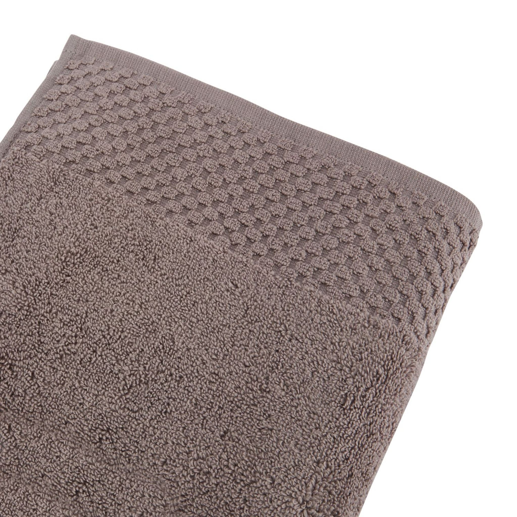 Voir la diapositive 2 : ACTUEL Drap de bain uni en coton qualité Zéro twist 500 g/m²