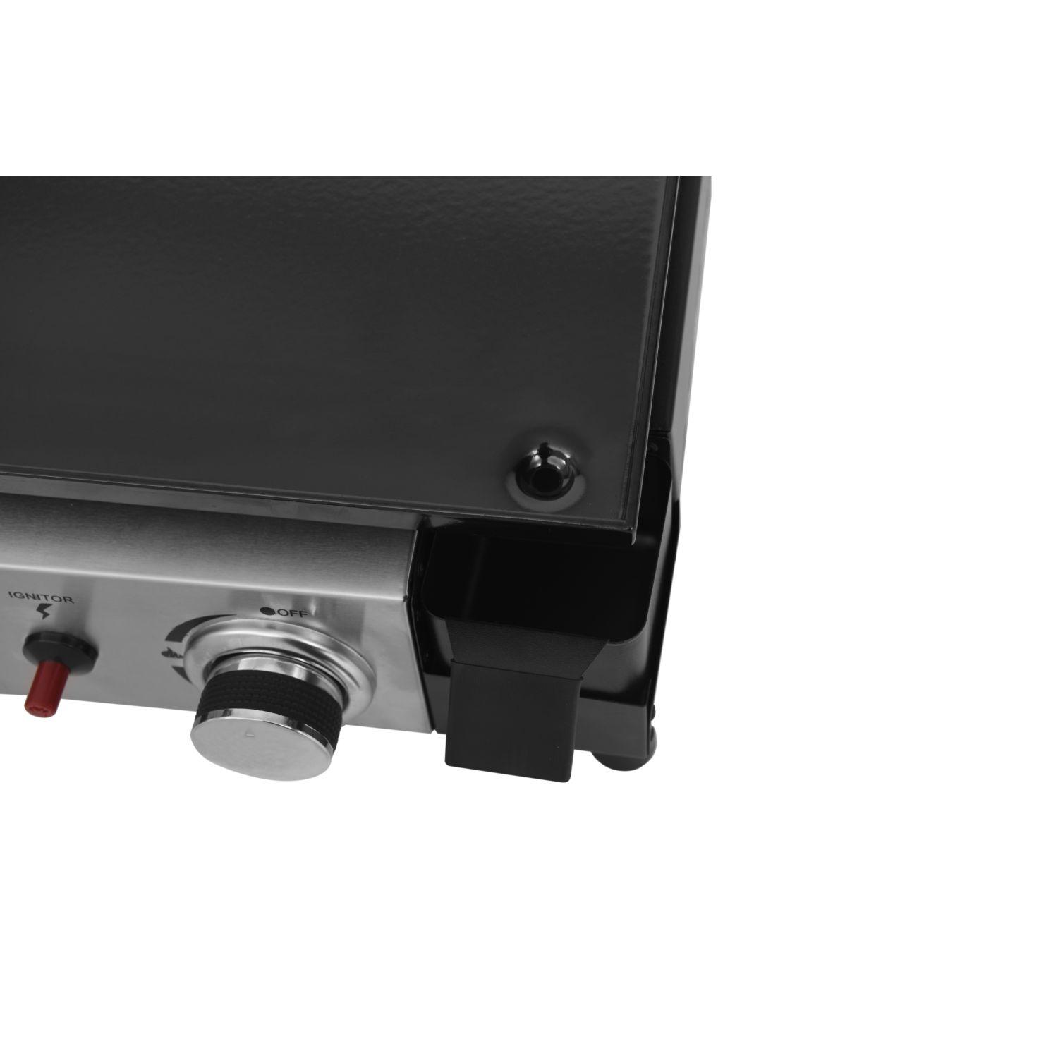 Voir la diapositive 3 : GARDENSTAR Plancha gaz en acier - 3 brûleurs