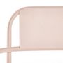 Voir la diapositive 3 : GARDENSTAR Fauteuil de jardin - Acier - Rose thé