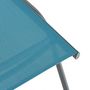 Voir la diapositive 3 : GARDENSTAR Bain de soleil multi-positions - Textilène et acier - Bleu