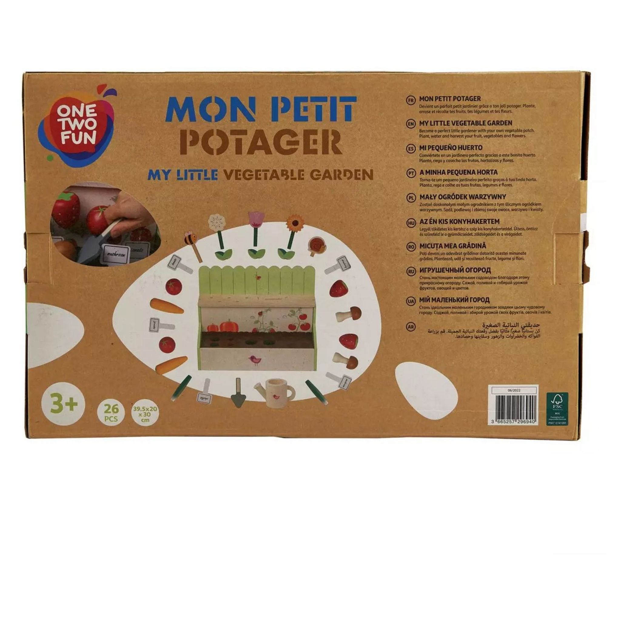 Voir la diapositive 6 : ONE TWO FUN Mon petit jardin en bois