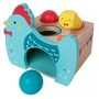 Voir la diapositive 2 : ONE TWO FUN Poule en bois à frapper + marteau