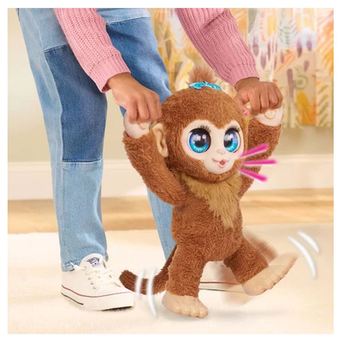 JUST PLAY Peluche Furreal Peanut le Singe