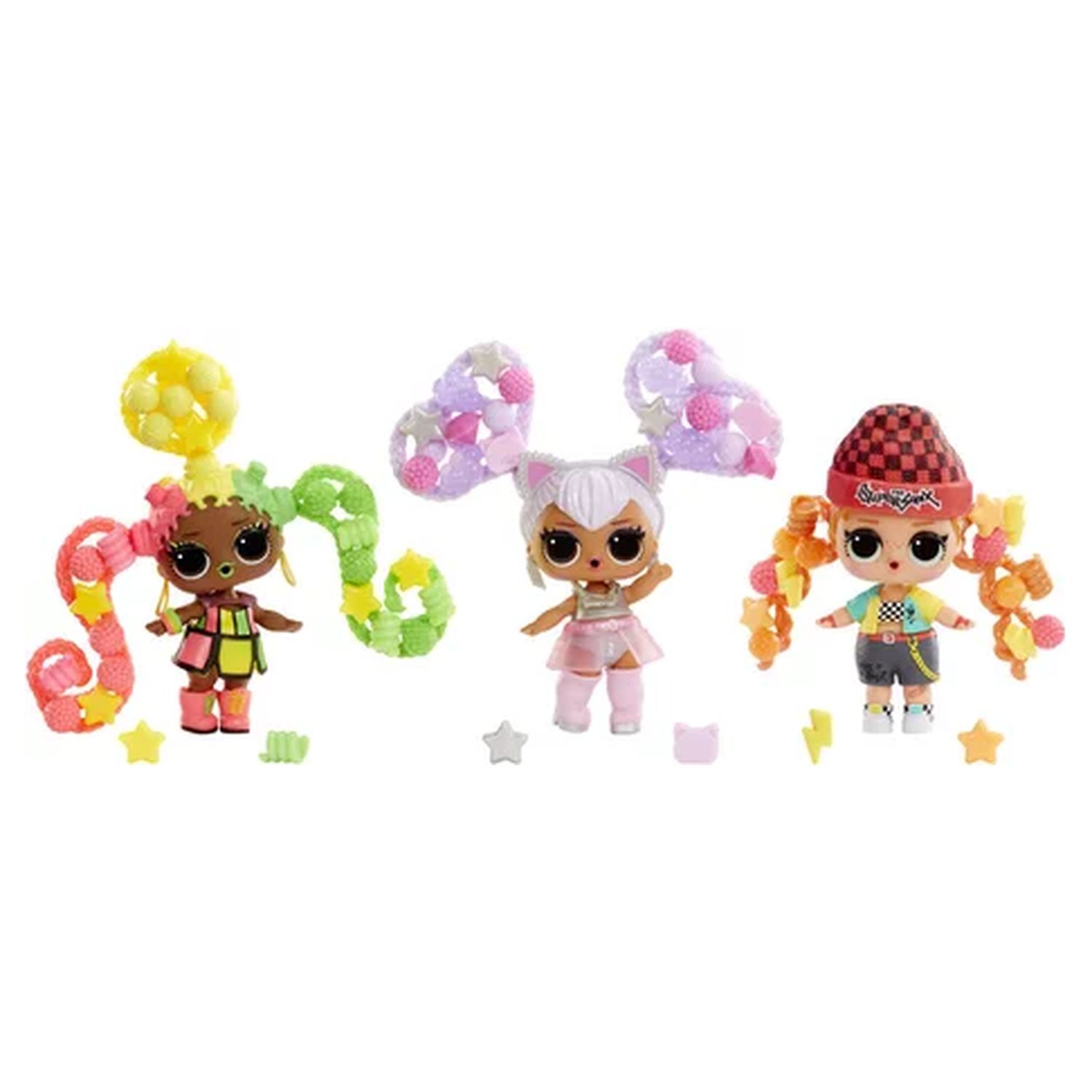 Voir la diapositive 2 : MGA Figurine LOL Hair Beads 7.5cm