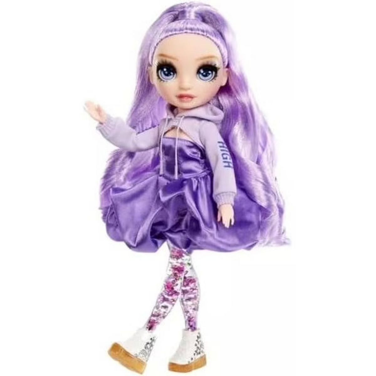 MGA Poupée Rainbow High Sparkle & Shine Viola 24 cm