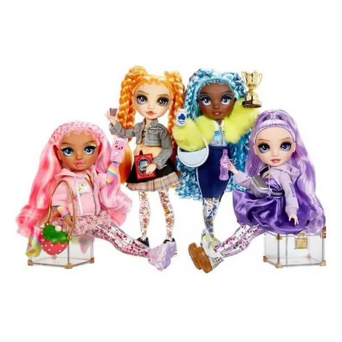 MGA Poupée Rainbow High Sparkle & Shine Viola 24 cm