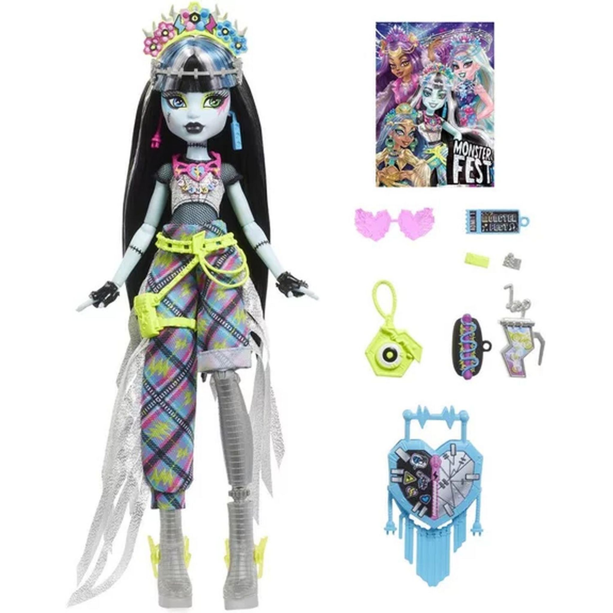 Voir la diapositive 5 : MATTEL Poupée Monster High Frankiesten Fest