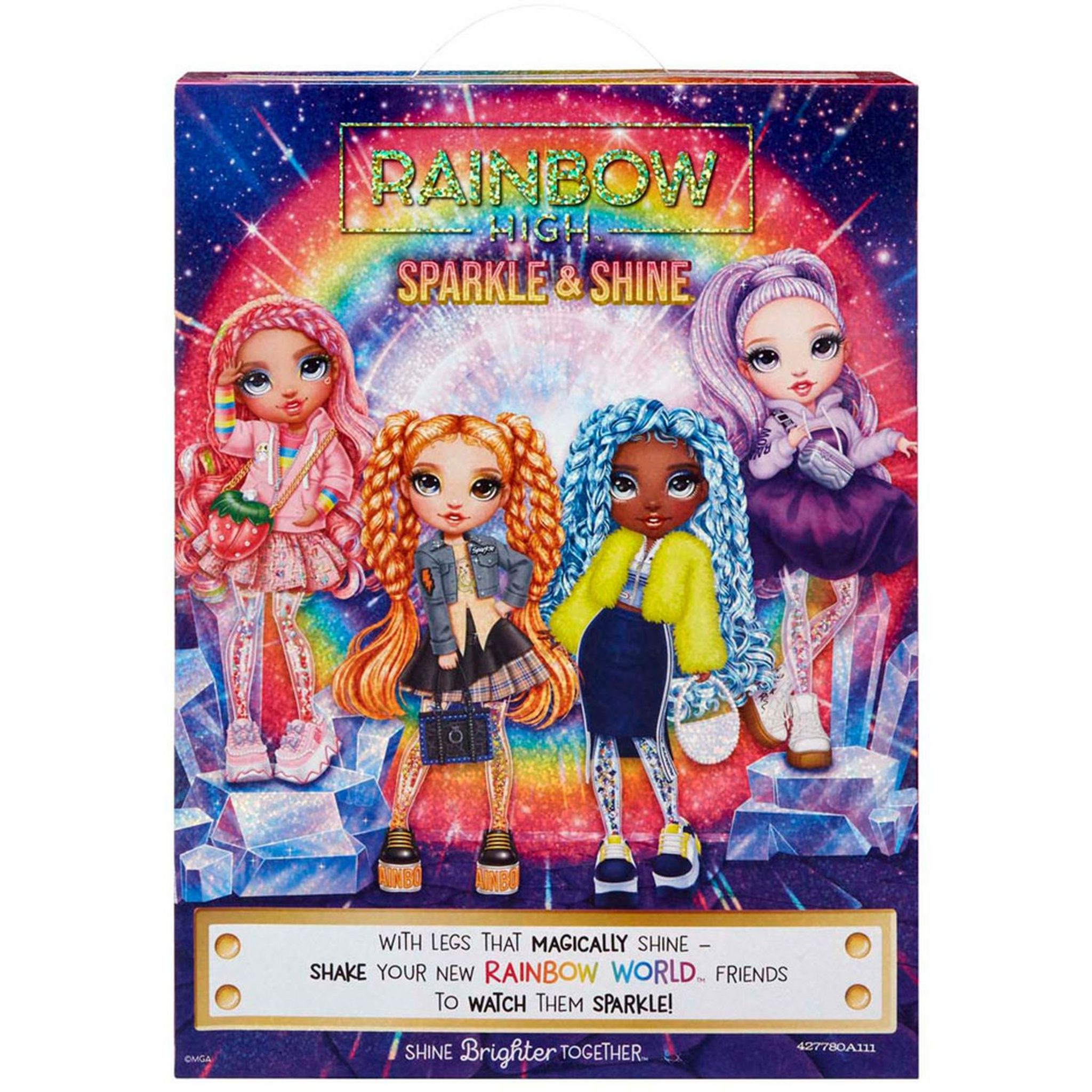 Voir la diapositive 2 : MGA Poupée Rainbow High Sparkle & Shine Rosetta 27 cm