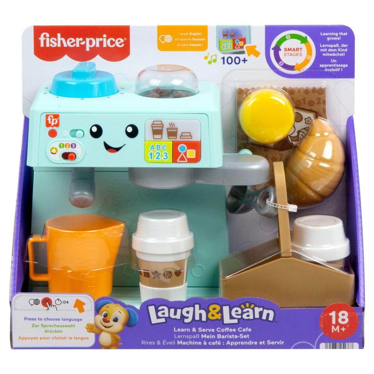 MATTEL Machine à café : Apprendre et servir Fisher Price