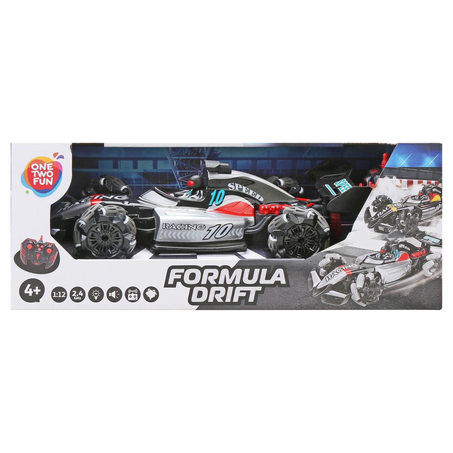 Voir la diapositive 3 : ONE TWO FUN Voiture RC Formula Drift échelle 1/12ème