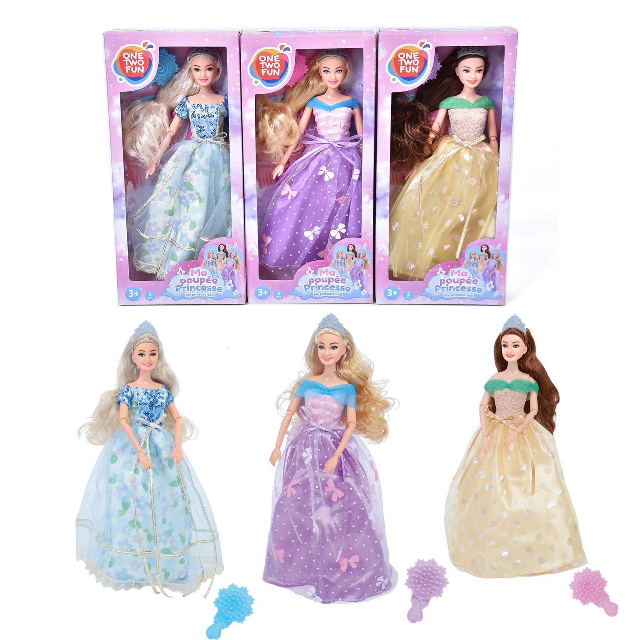 Voir la diapositive 2 : ONE TWO FUN Ma poupée princesse