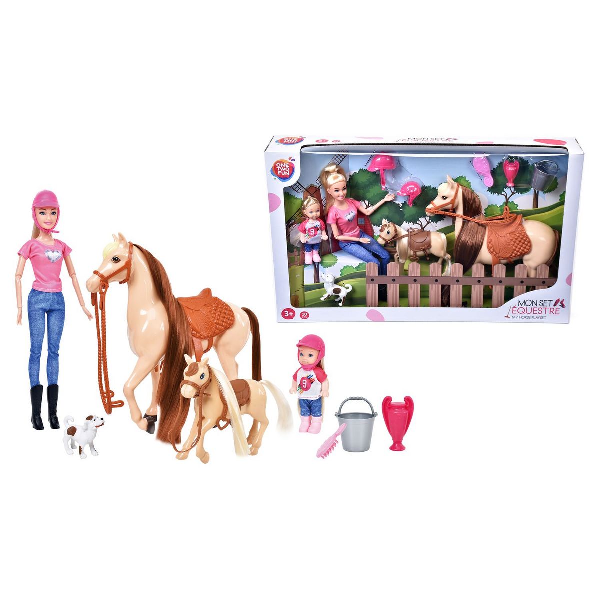 ONE TWO FUN Mon Set équestre