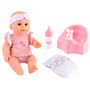 Voir la diapositive 3 : ONE TWO FUN Poupée Bébé Léa fait pipi et accessoires
