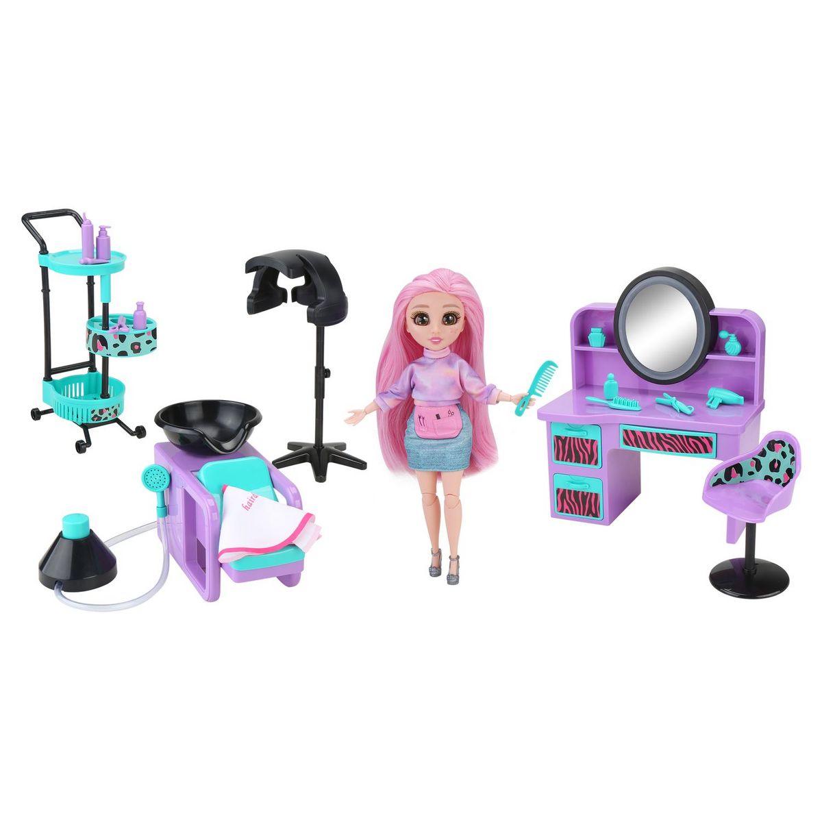 ONE TWO FUN Set Mon salon de coiffure Glam Squad