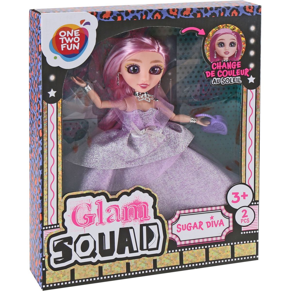 ONE TWO FUN Poupée Glam Squad Sugar Diva