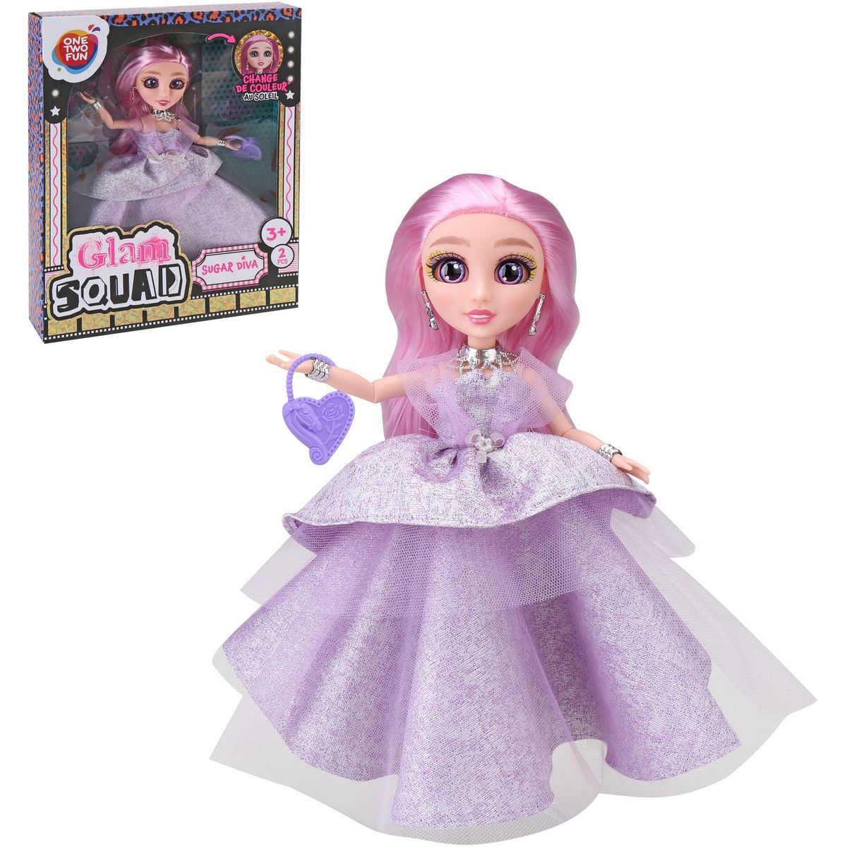 ONE TWO FUN Poupée Glam Squad Sugar Diva