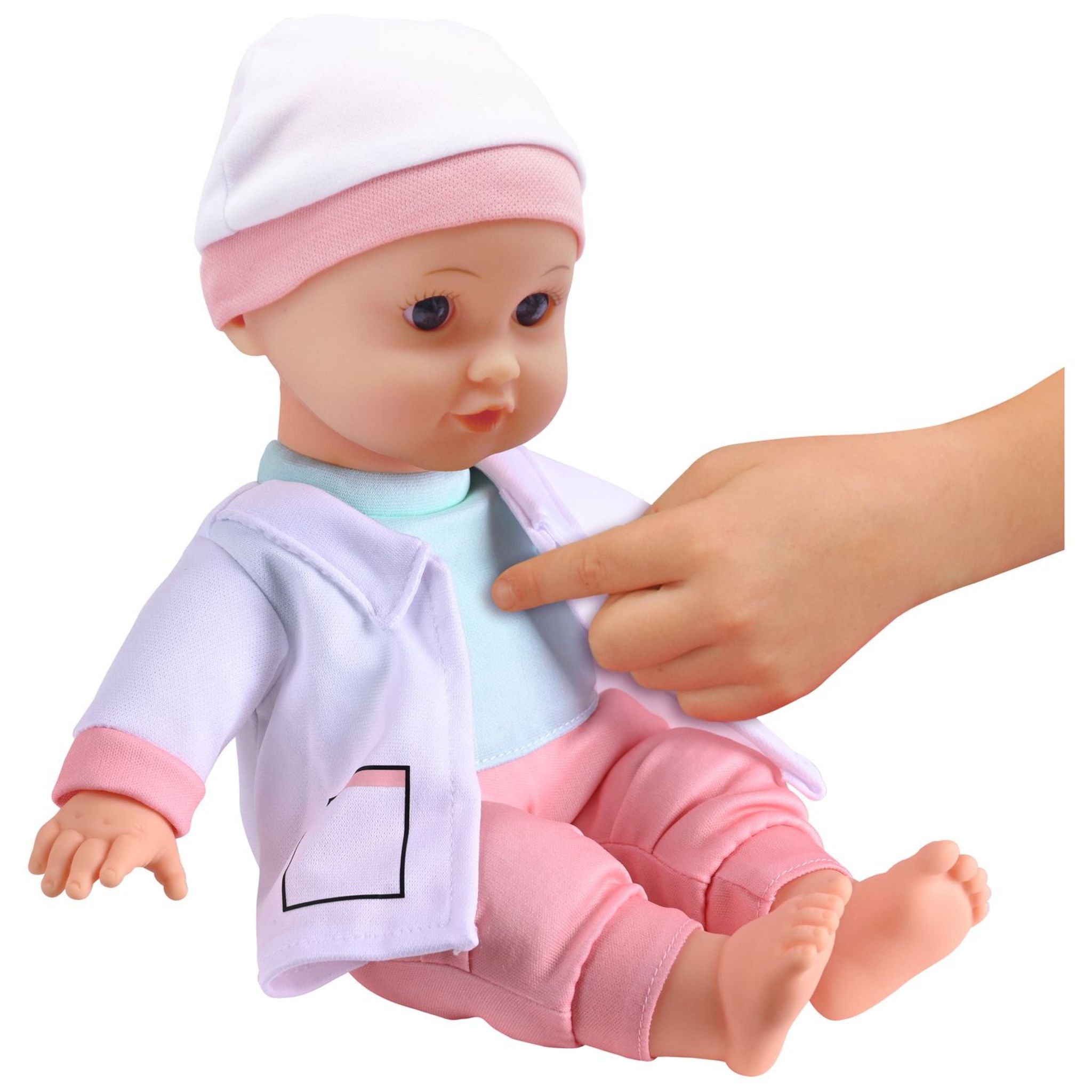 Voir la diapositive 3 : ONE TWO FUN Coffret Médecin Bébé Léa 30cm avec accessoires