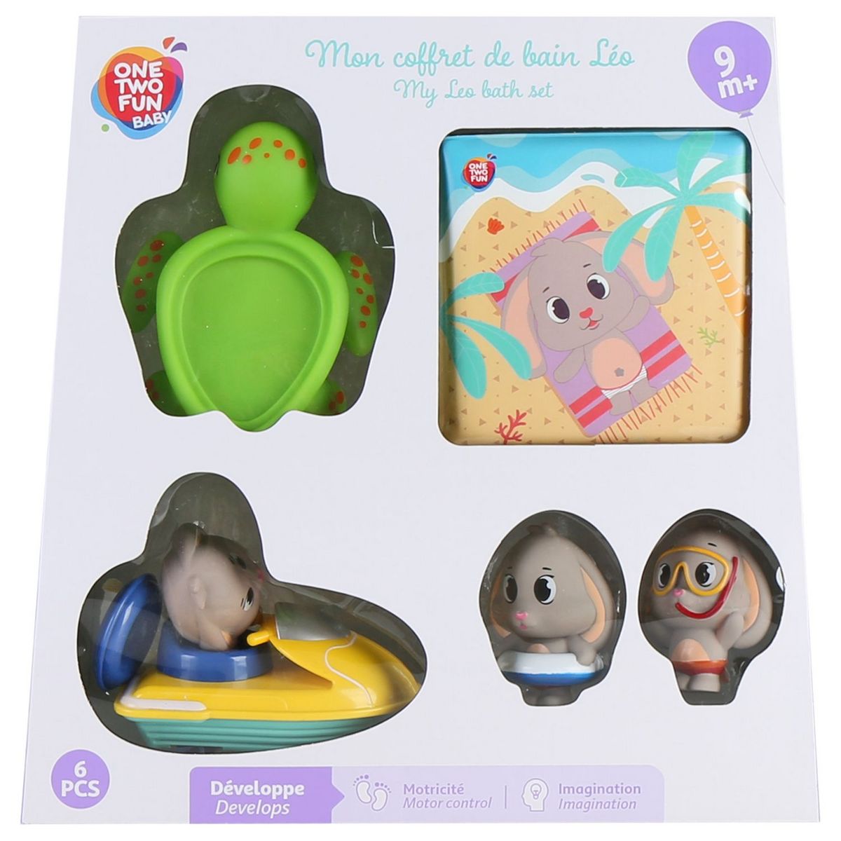 ONE TWO FUN Mon coffret de bain Léo