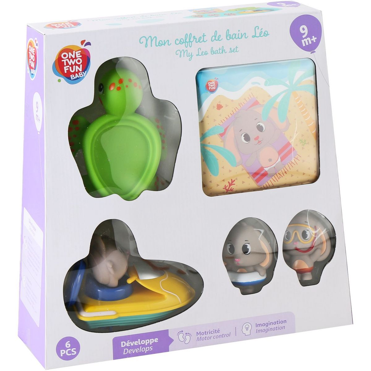 ONE TWO FUN Mon coffret de bain Léo