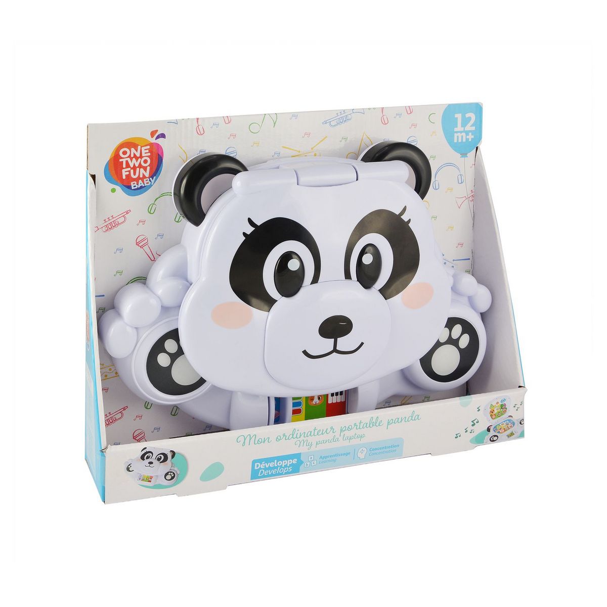 ONE TWO FUN Mon ordinateur portable  Panda