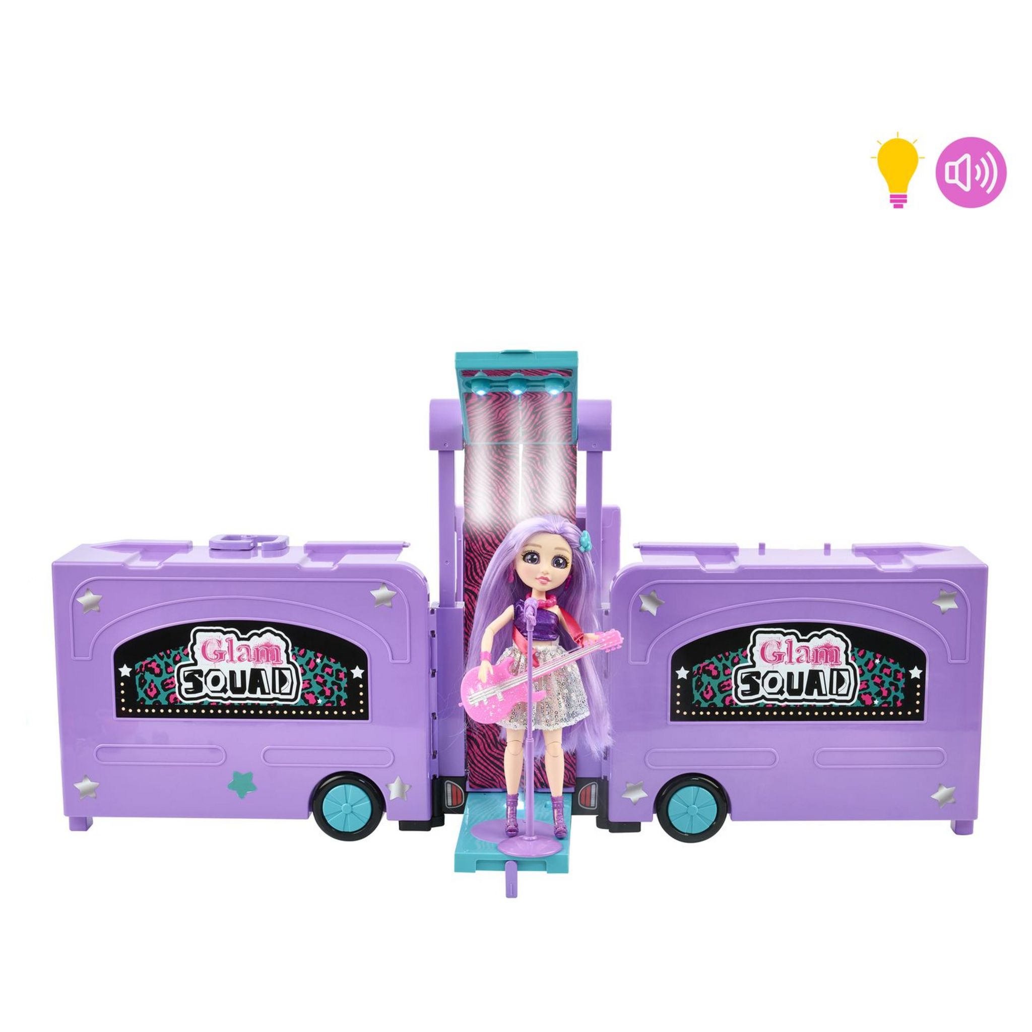 Voir la diapositive 9 : ONE TWO FUN Glam Squad Tour Van