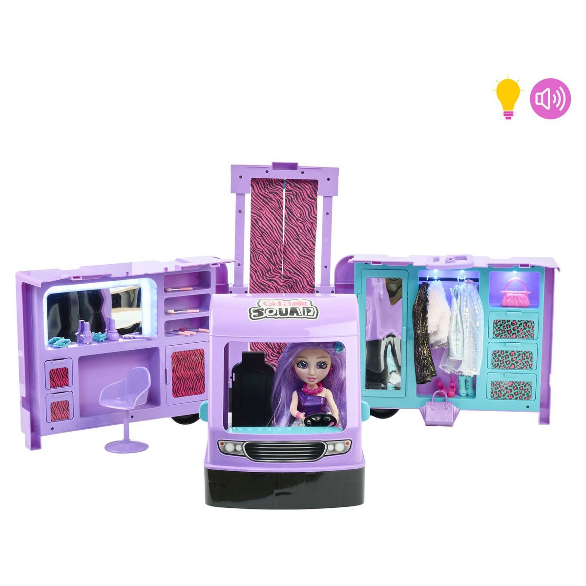 ONE TWO FUN Glam Squad Tour Van