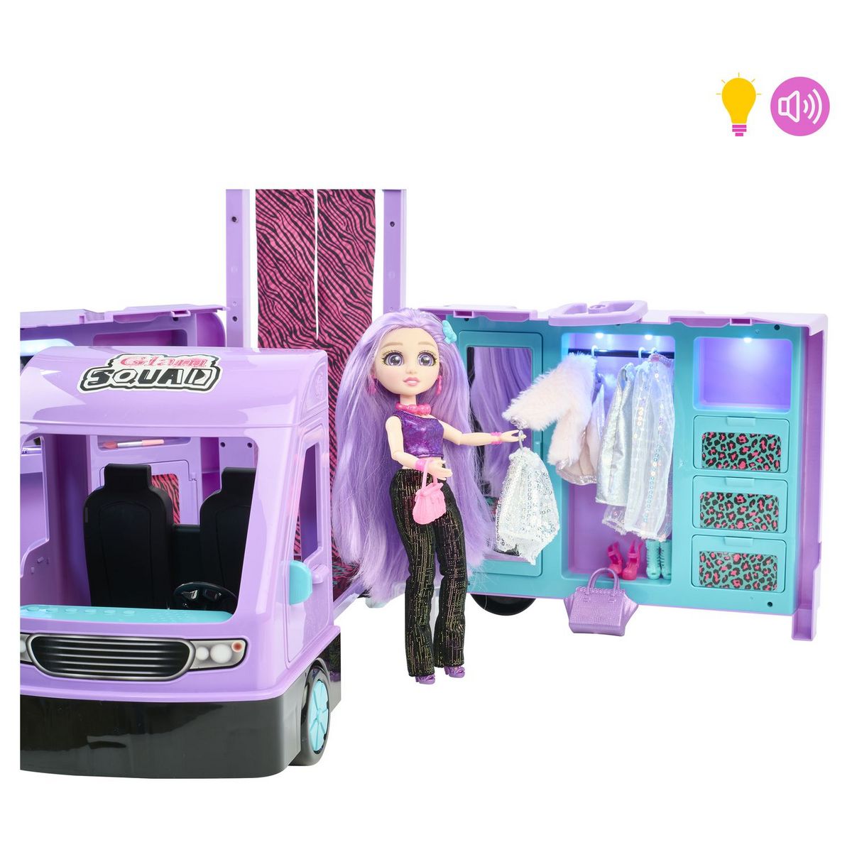 ONE TWO FUN Glam Squad Tour Van