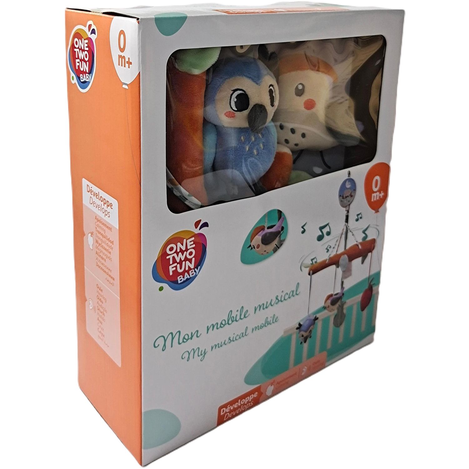 Voir la diapositive 2 : ONE TWO FUN Mon mobile musical Chouette